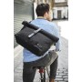 Messenger Bag Black Canvas / Black Bridle Leather