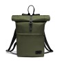 Small Roll Top Backpack Olive Green / Black